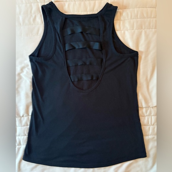 VSX Black Strappy Back Tank Top - Picture 5 of 6
